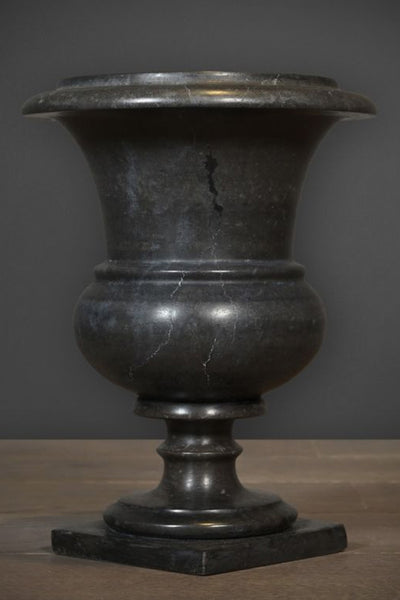 Small Black Marble Medici Vase