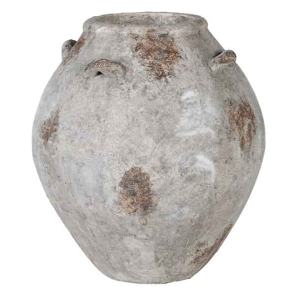 Distressed  Cement Vase