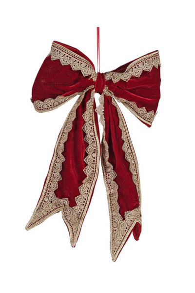 Scarlet Red Large Bow