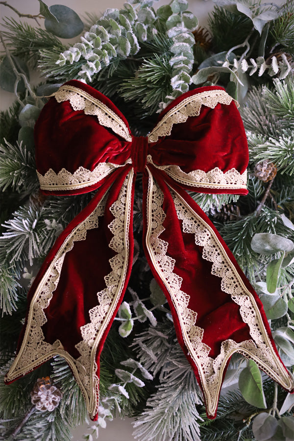 Scarlet Red Large Bow
