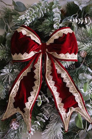 Scarlet Red Large Bow