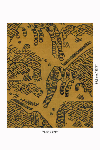 Tiger Mountian - Jacquard Velvet Fabric