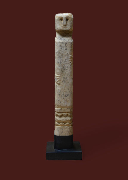 Tall Stone Figure Statue