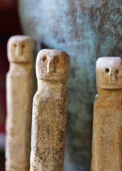Tall Stone Figure Statue