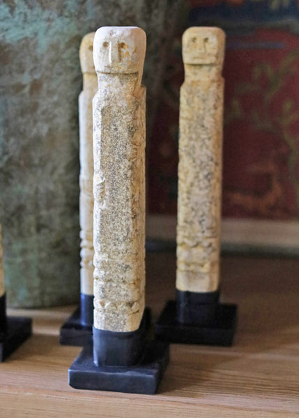 Tall Stone Figure Statue