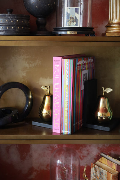 Golden Pear Bookends