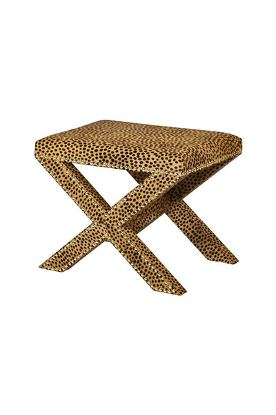 Leopard Print Stool