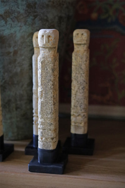 Tall Stone Figure Statue