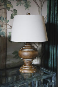 Turned Table Lamp
