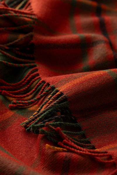 Minta Tartan Wool Throw