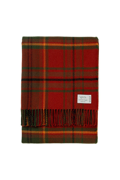 Minta Tartan Wool Throw