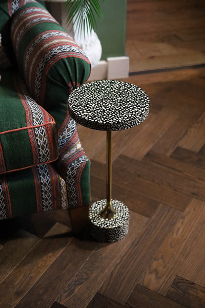 Shagreen Patterned Side Table