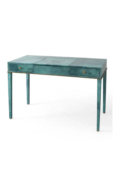 Silvy's Dressing Table - Teal Gloss Vellum