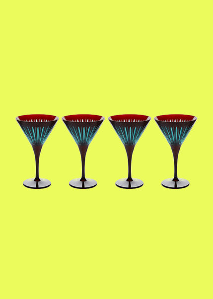 Prism Martini Glasses Set