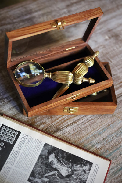 Magnifying Glass & Letter Opener Set