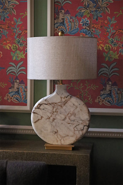Marble Disc Table Lamp