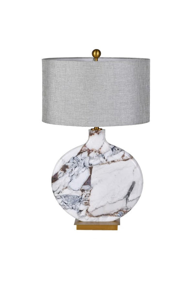 Marble Disc Table Lamp