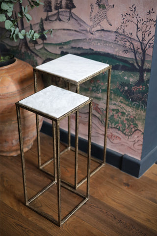 Mylas Marble Set of Two Tables