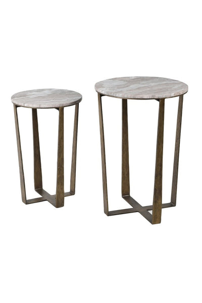 Marble Side Table Set