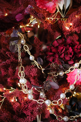 Pearl Chain Link Garland
