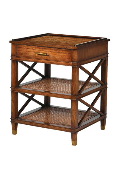 Cross Side End Table