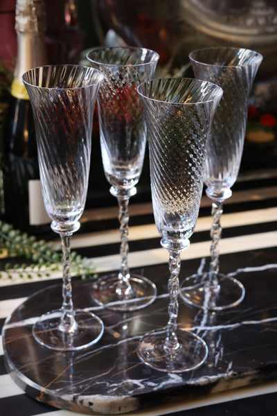 Set of 4 Champagne Flutes