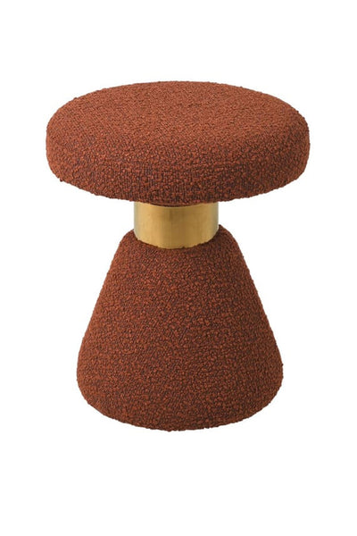 Chestnut Boucle Stool