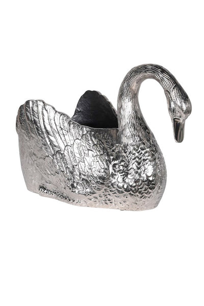 Silver Swan Metal Wine Cooler