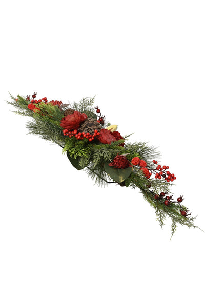 Red Berry Festive Table Centre piece