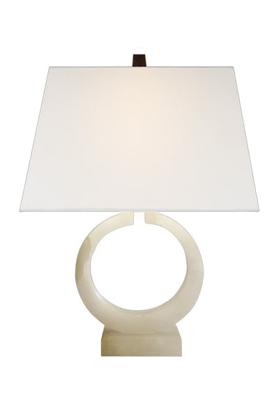 Alabaster Ring Table Lamp