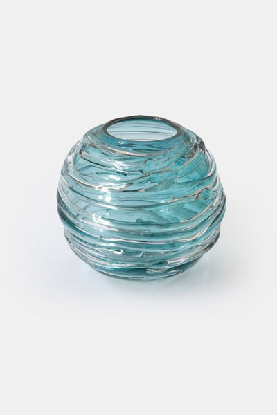 Strata Vase/Votive Turquoise