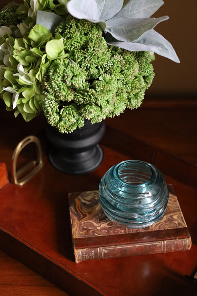 Strata Vase/Votive Turquoise