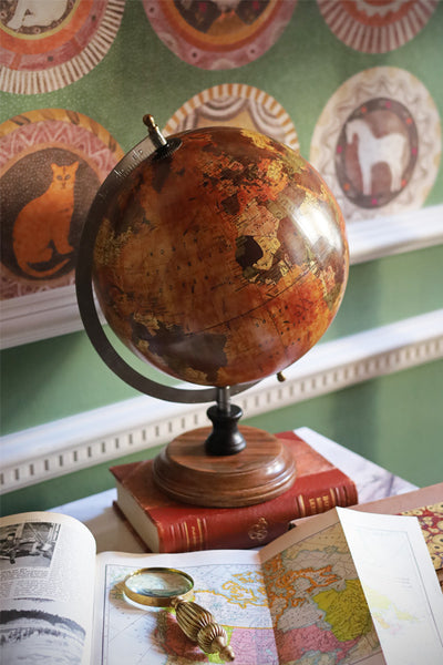 Sepia World Globe