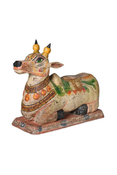 Nandi  Wooden Statue