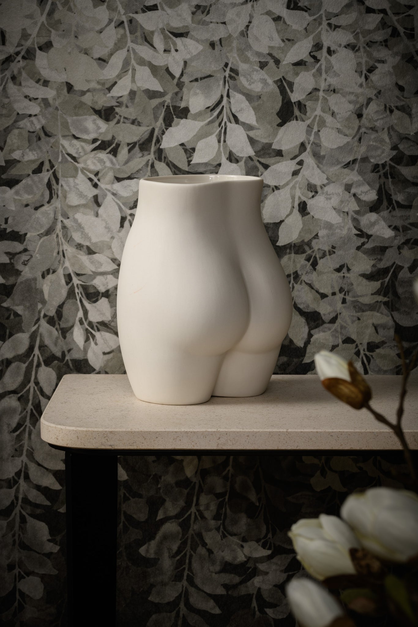 White Edie Muse Vase